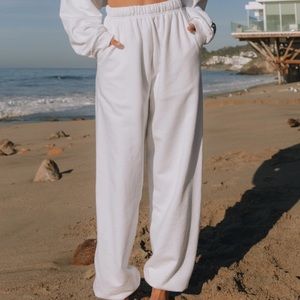 New Daily Drills White Joggers